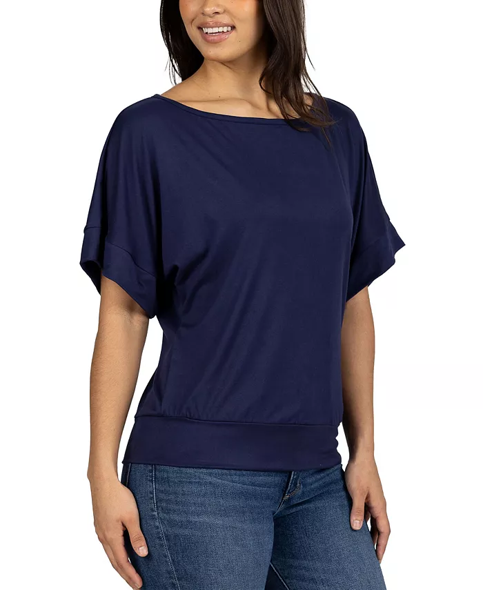 Loose Fit Dolman with Wide Sleeves Top - thumbnail 3