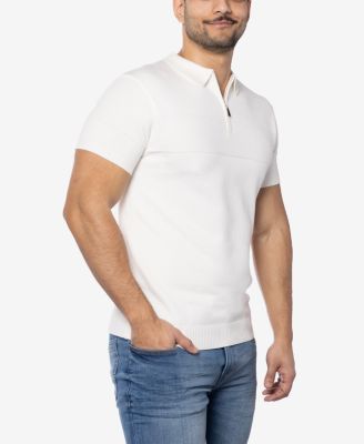 Men's Ottoman Texture SS Polo Sweater