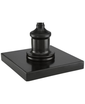 Industrial Adjustable Swing Arm Pharmacy Floor Lamp with USB Charging Port 54" Tall Dark Bronze Living Room Reading