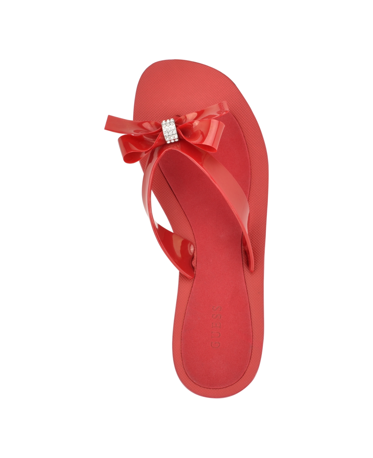 Guess bow flip flops store