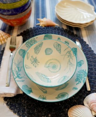 Seaside Set of 6 Soup or Pasta Bowl, 6 Asst