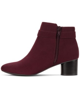 Women's Ariella Block Heel Buckle Dress Booties