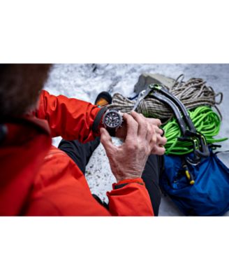 Eco-Drive Men's Chronograph Promaster Land Black Rubber Strap  Watch 44mm