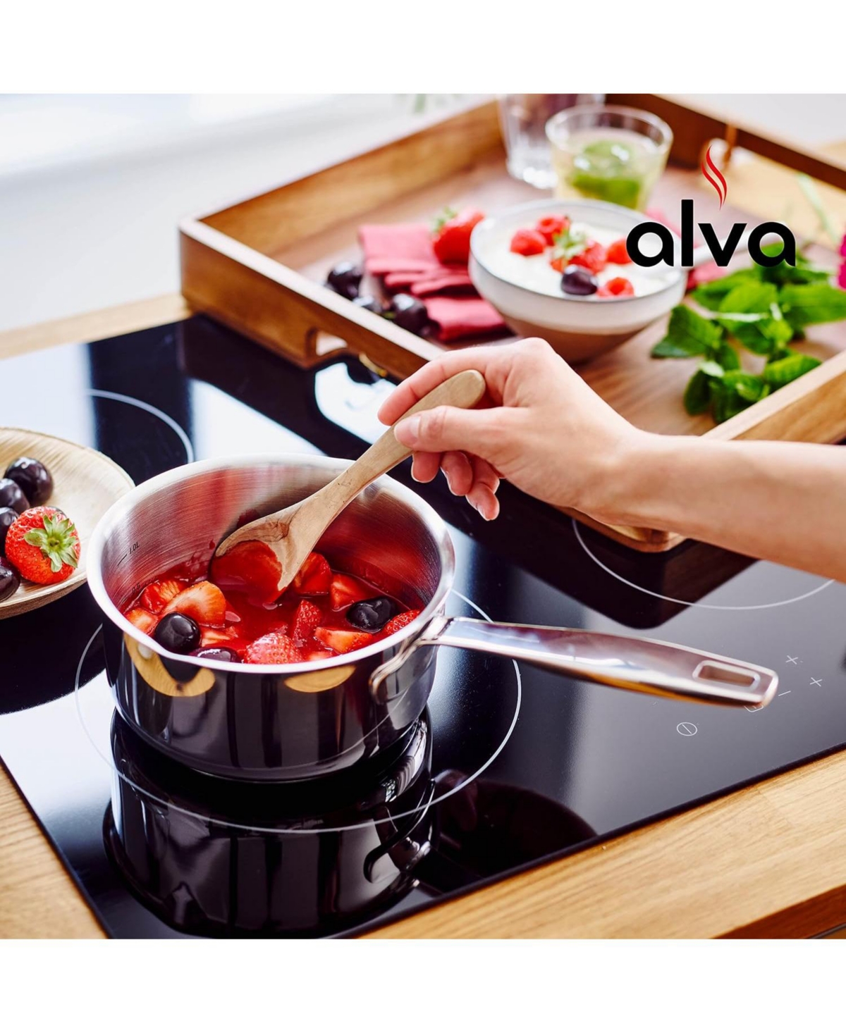 Alva Maestro Stainless Steel Saucepan 2 Qt, 6.3