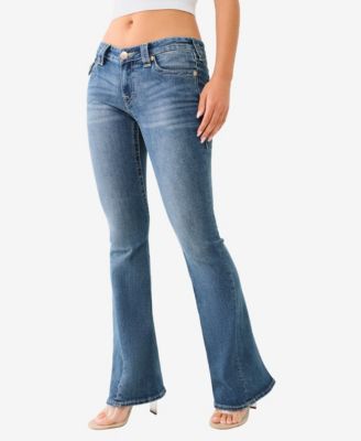 True Religion JOEY PICK STITCH FLAP フレア ジーンズ JOEY PICK STITCH FLAP FLARE JEAN - TRAVIS DARK WASH | True