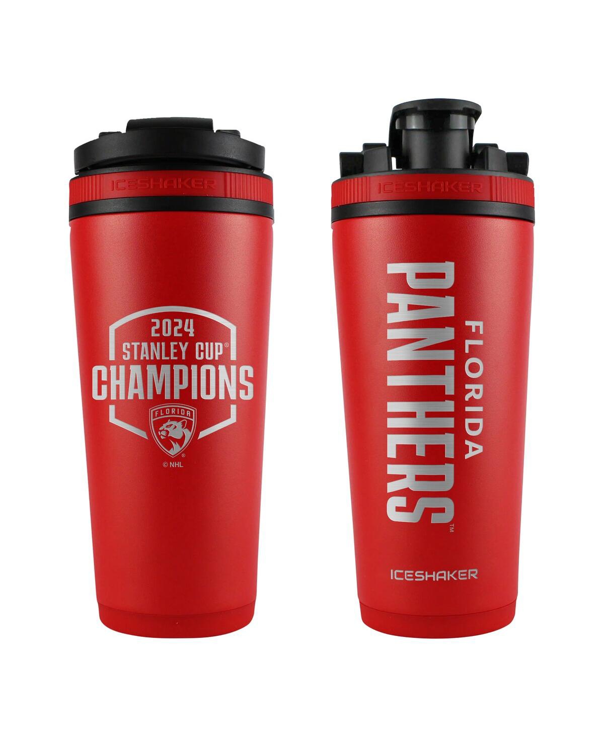 Wincraft Florida Panthers 2024 Stanley Cup Champions 26oz. Stainless Steel Ice Shaker Blender Bottle