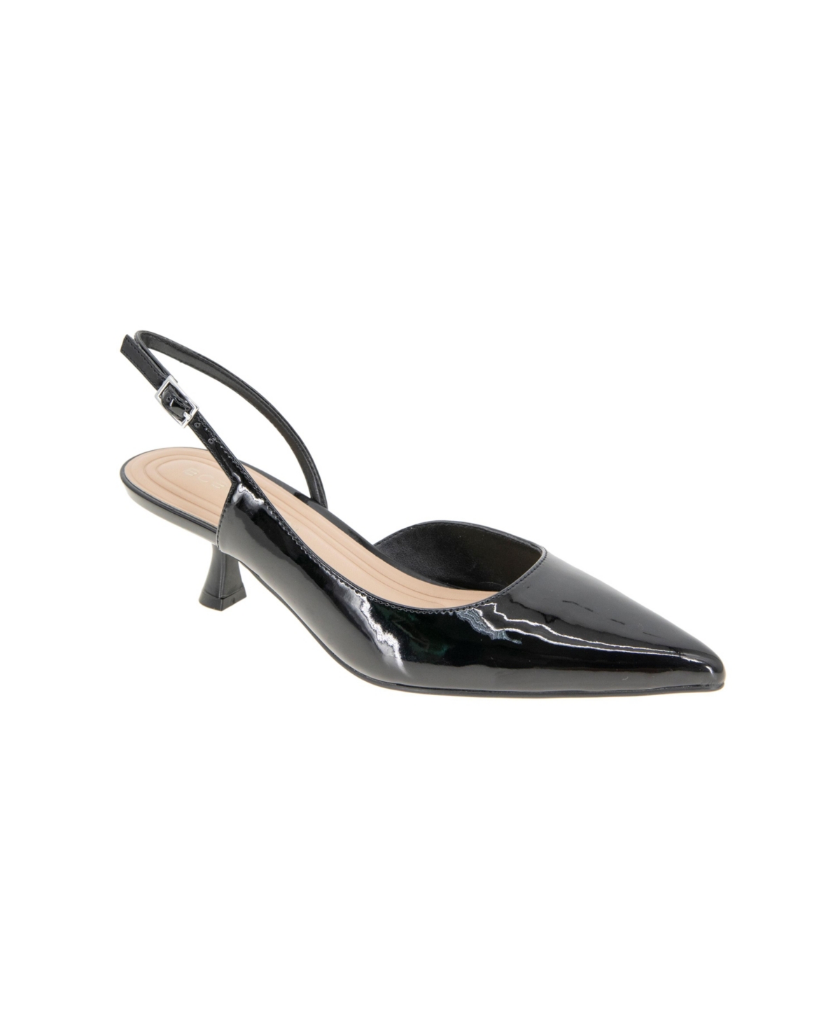 Bcbgeneration Kittie Slingback Kitten Heel Pump In Tan Nappa
