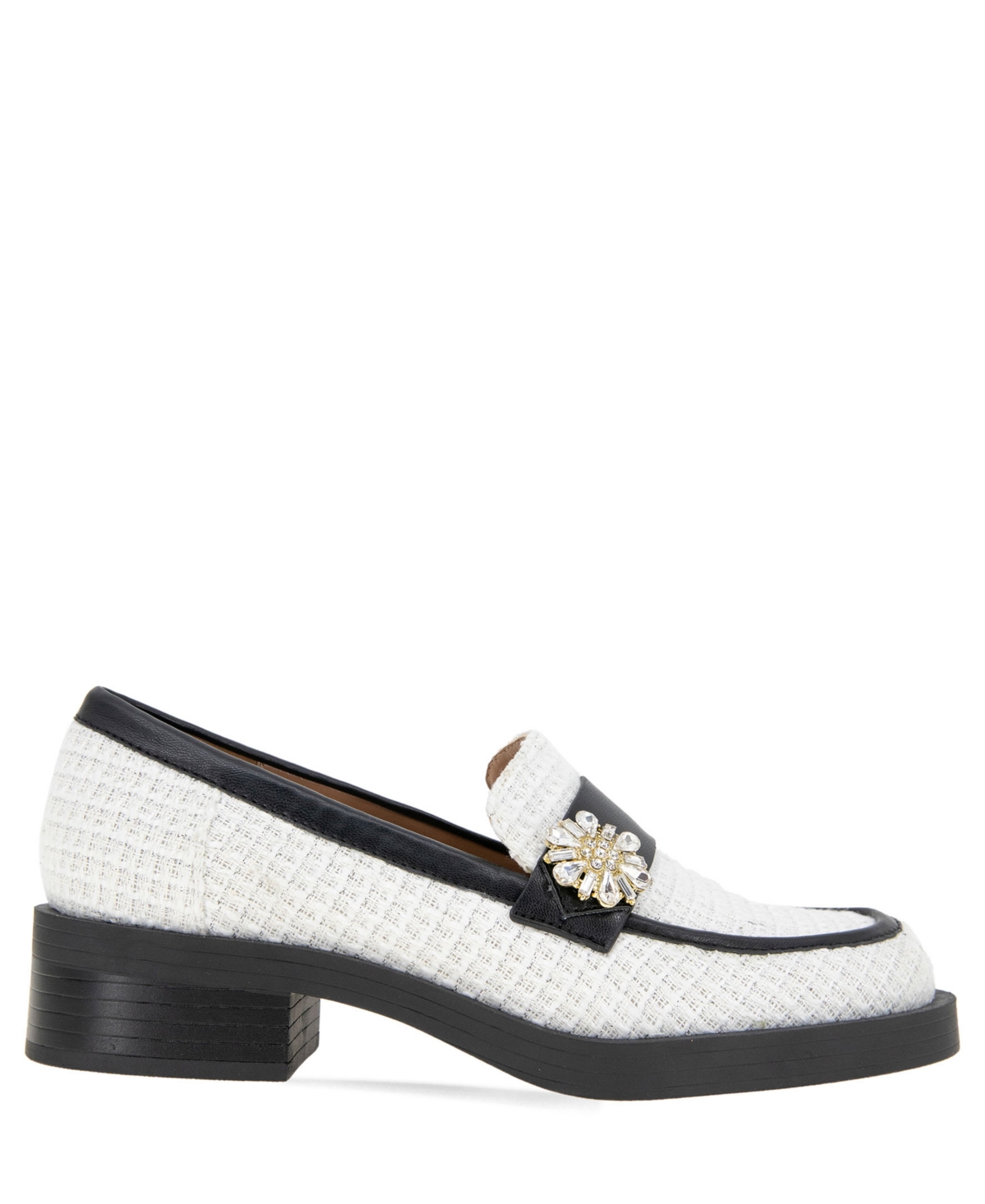 BCBGeneration Women's Colin Embellished Loafers -Black