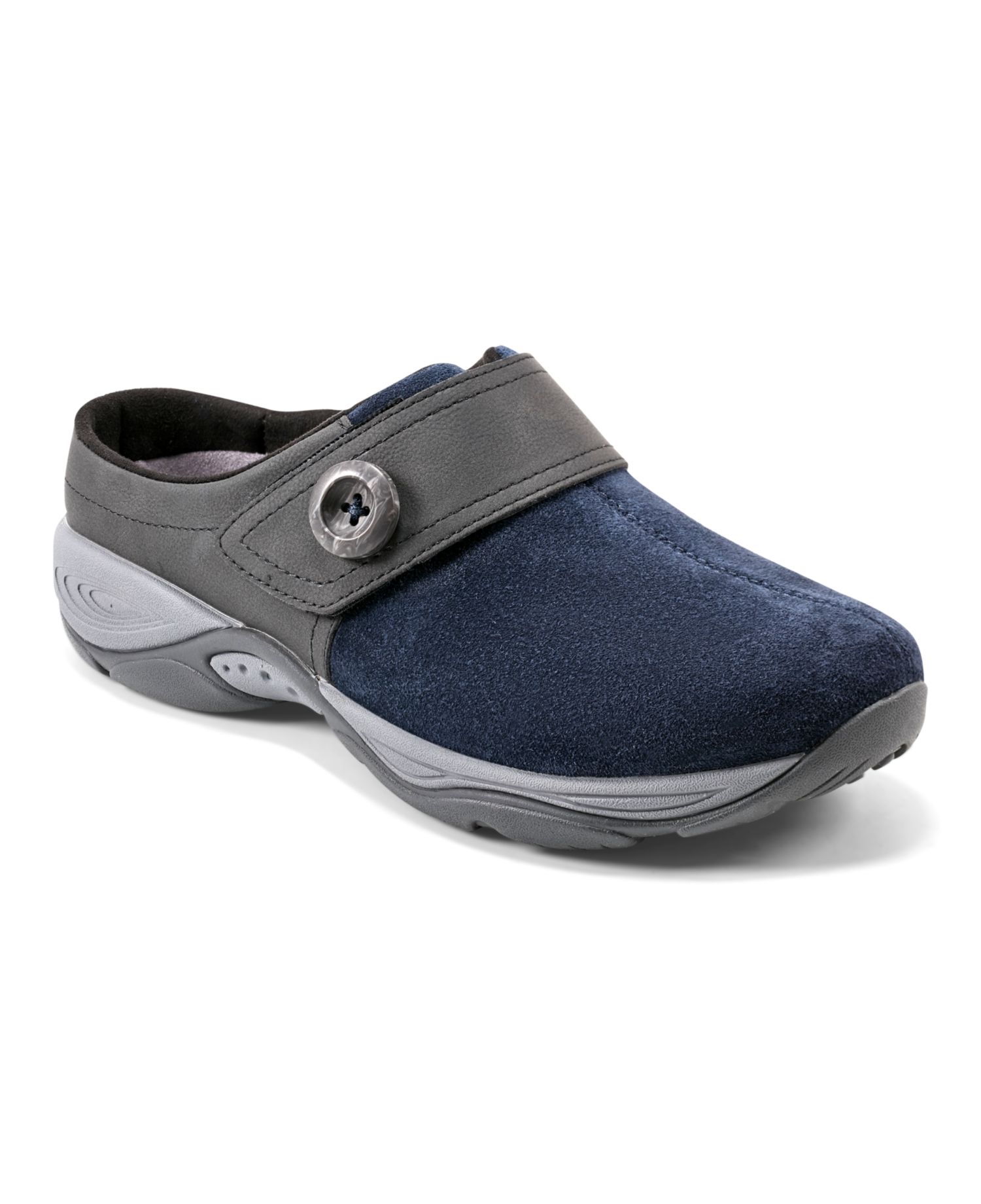 Women's Edline Suede Button Strap Mules
