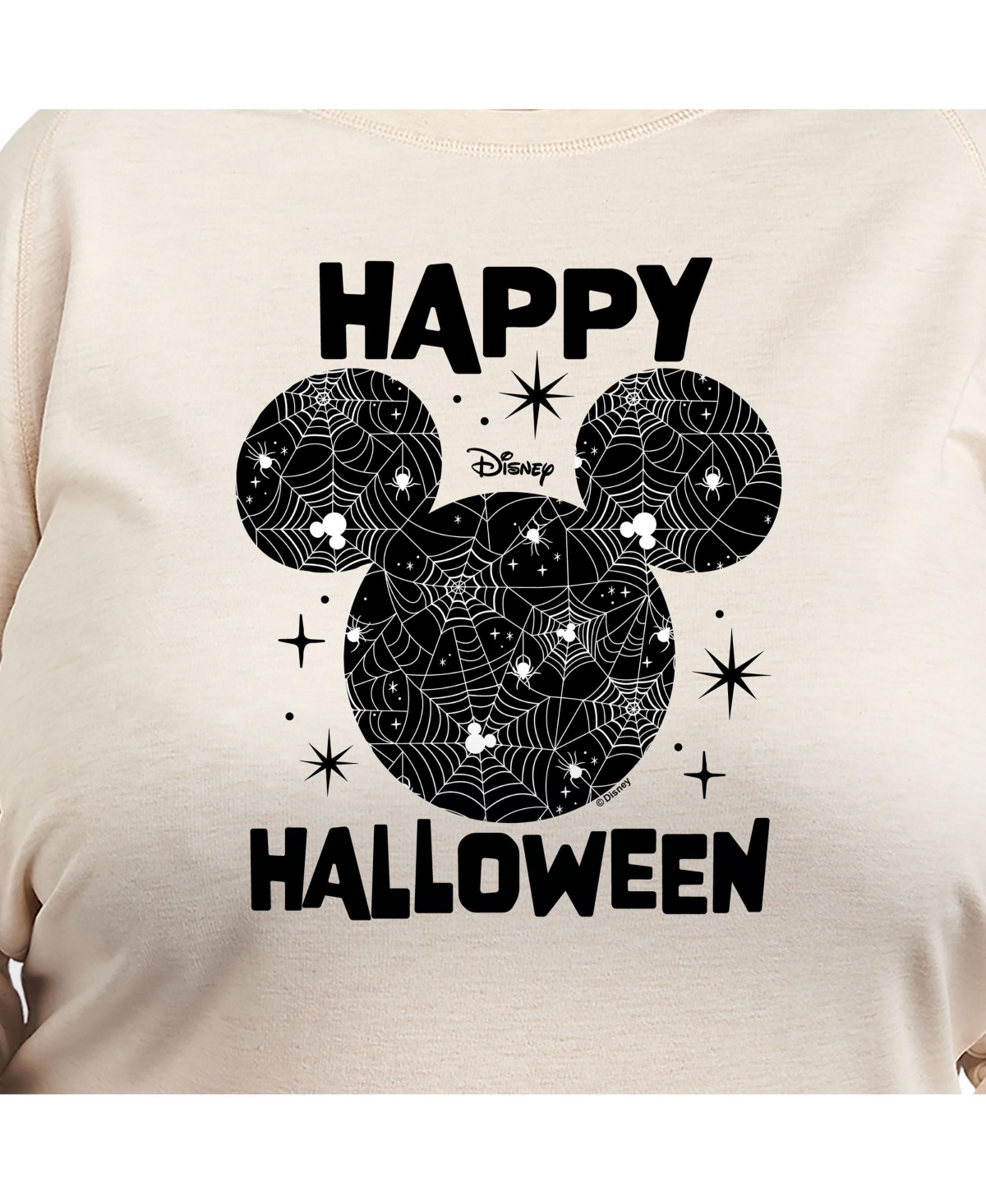 Hybrid Apparel Trendy Halloween Plus Size Graphic T-shirt In Beige,khaki