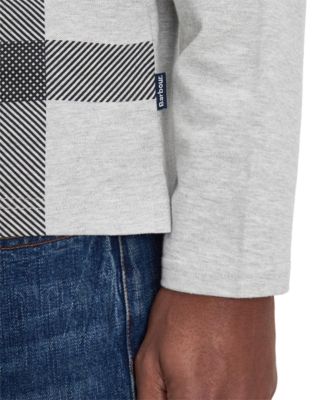 Men's Blaine Tailored-Fit Tartan Long-Sleeve Polo Shirt