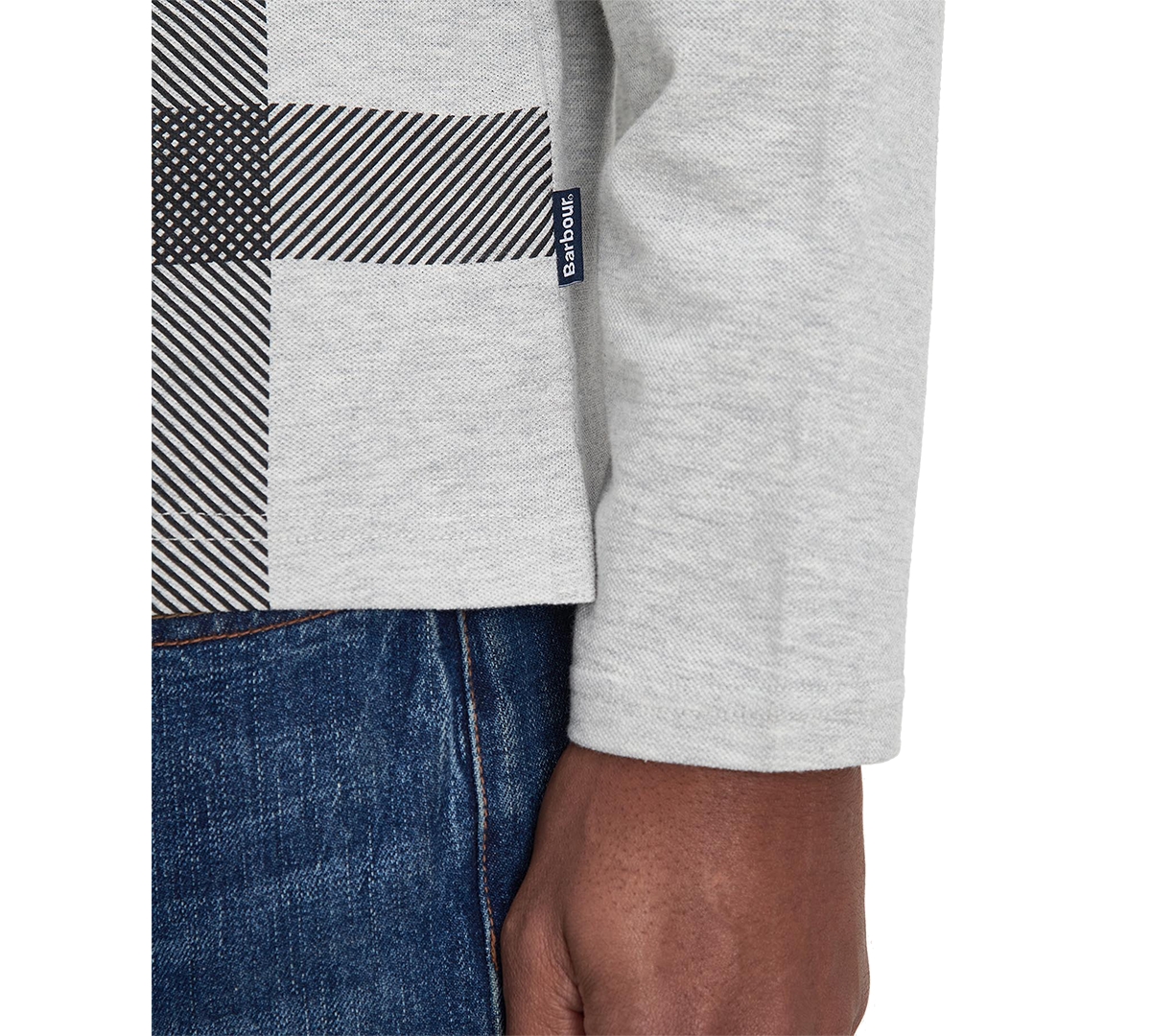 Barbour Men's Blaine Tailored-Fit Tartan Long-Sleeve Polo Shirt