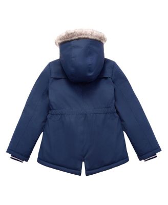 Girls Sherpa Fleece Lined Parka Coat 4-18