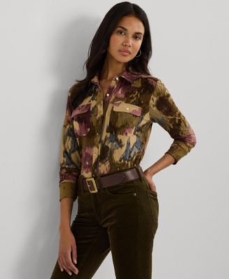 Macy's lauren ralph lauren women's tops online