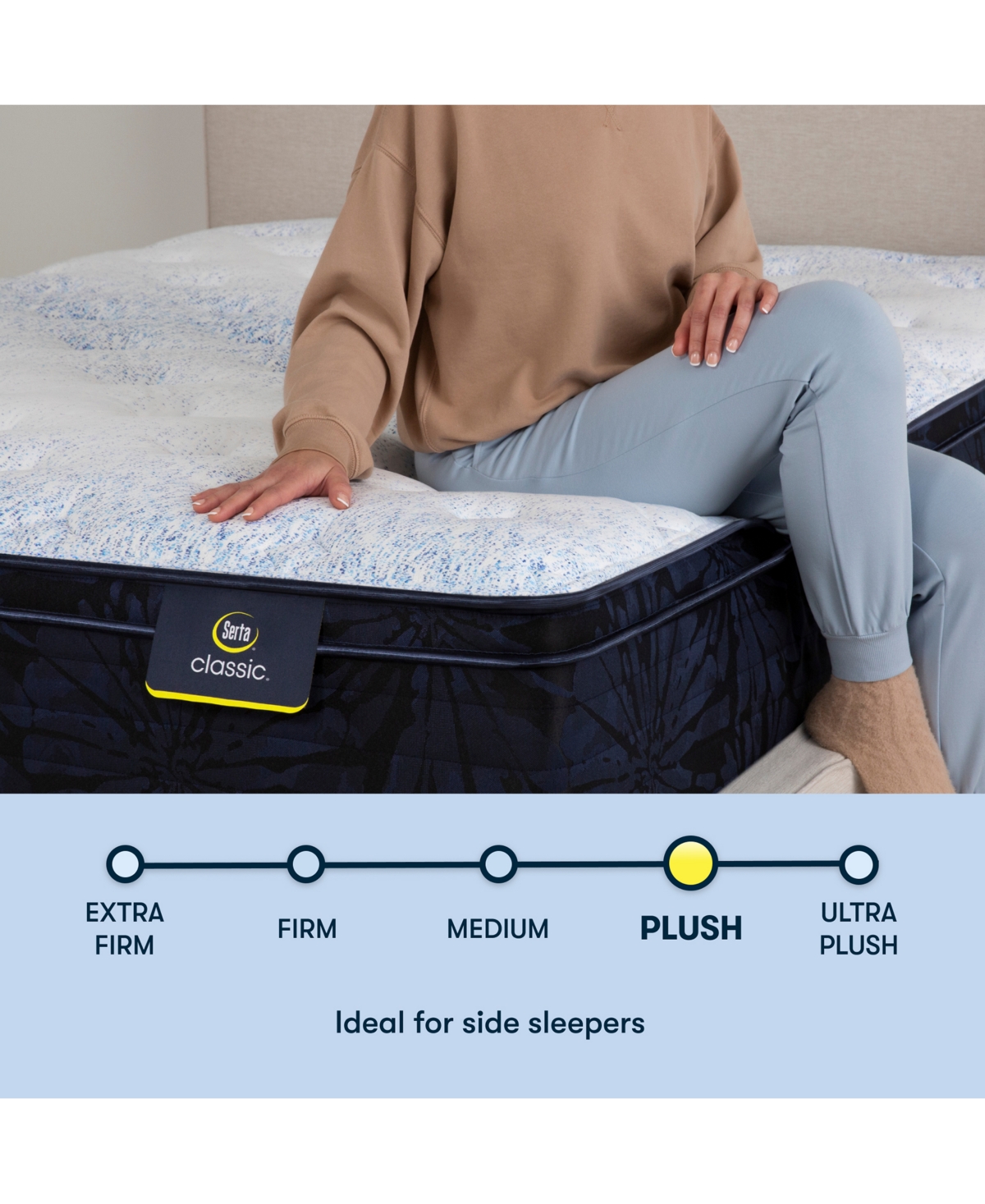 Serta Classic Dorian 12.5" Plush Euro Top Mattress In No Color
