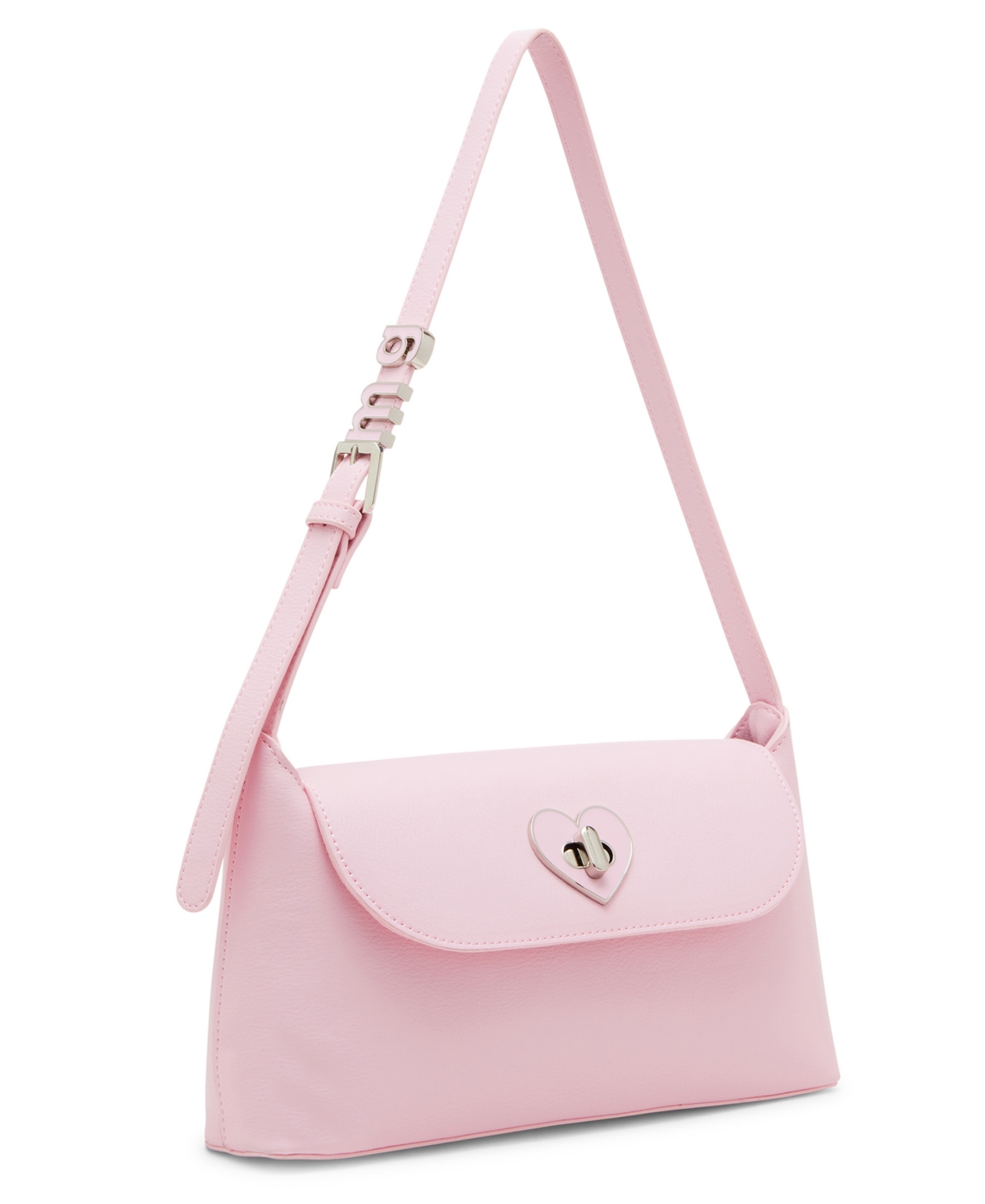 Madden Girl Loren Heart Turnlock Shoulder Bag