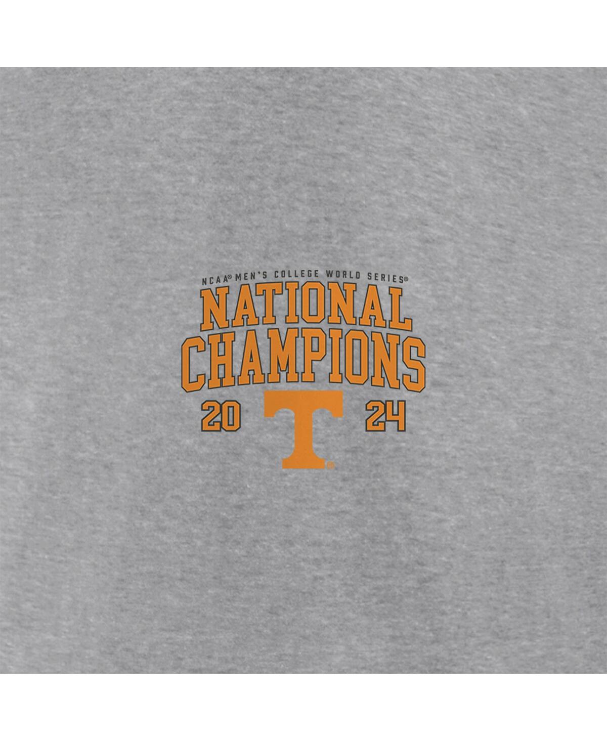 Fanatics Women's Heather Gray Tennessee Volunteers 2024 Ncaa Men's Baseball College World Series Champions Sc In Heather Gray