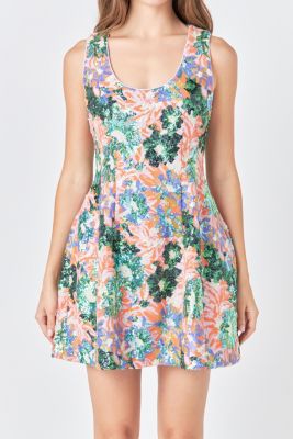 Women's Sequins Mini Dress