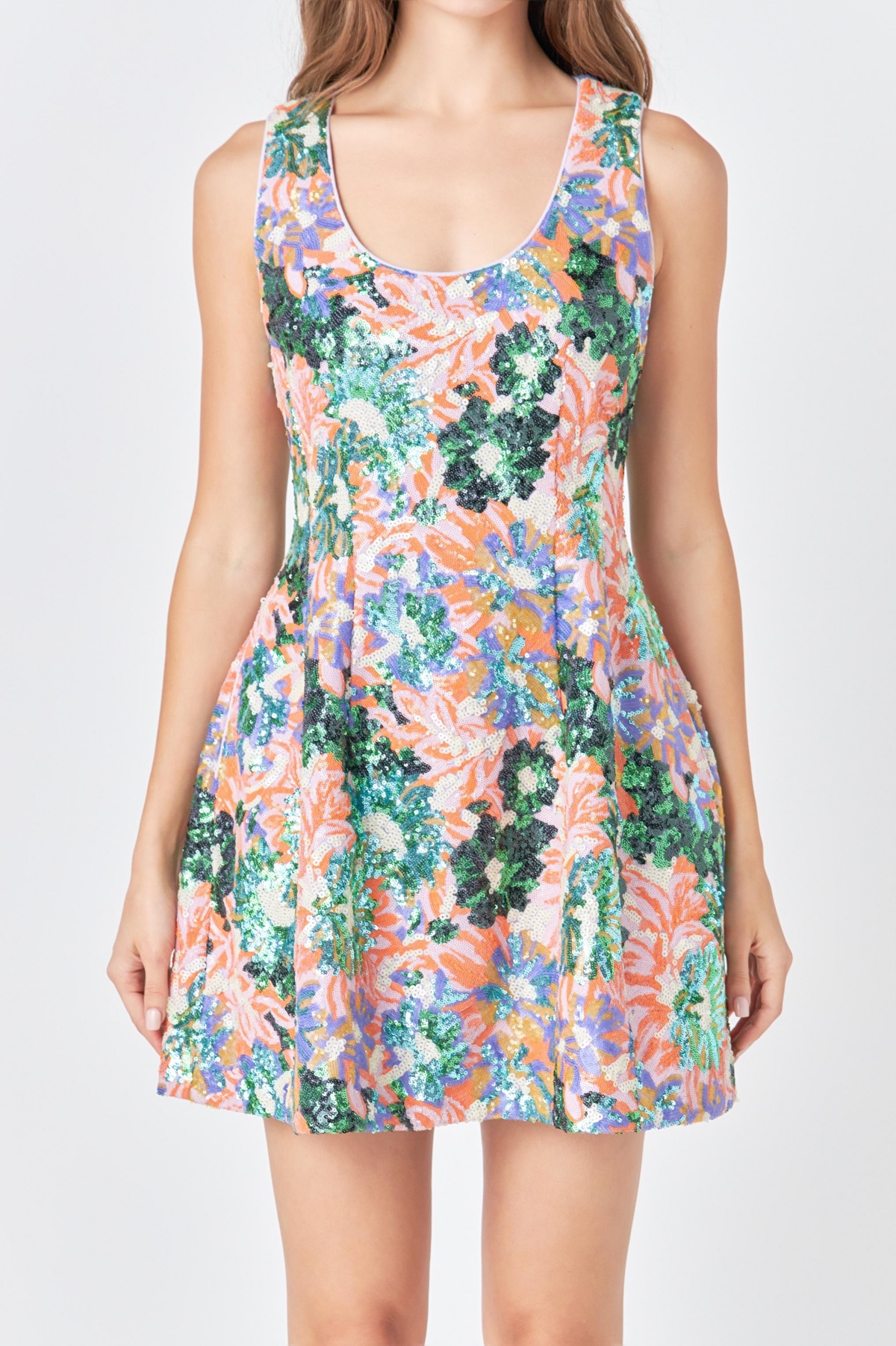 endless rose Women's Sequins Mini Dress