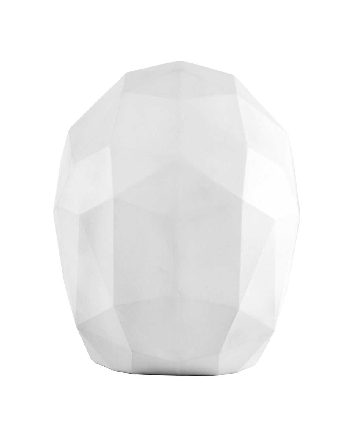 National Tree Company White Origami Skull Decoration, 6 Inches In White