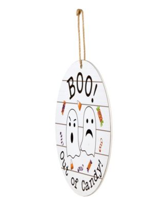Hanging Halloween Sign, 12 Inches