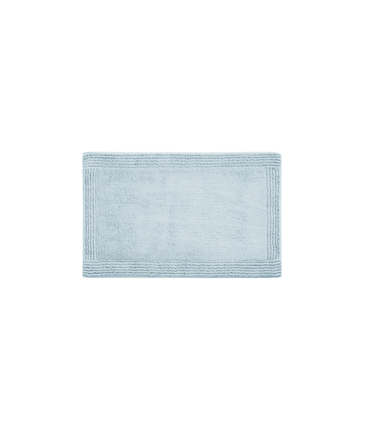 Madison Park Signature Splendor Reversible Tufted Cotton Bath Rug, 21" X 34" In Blue