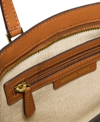 Taryn Small Signature Logo and Leather Convertible Crossbody