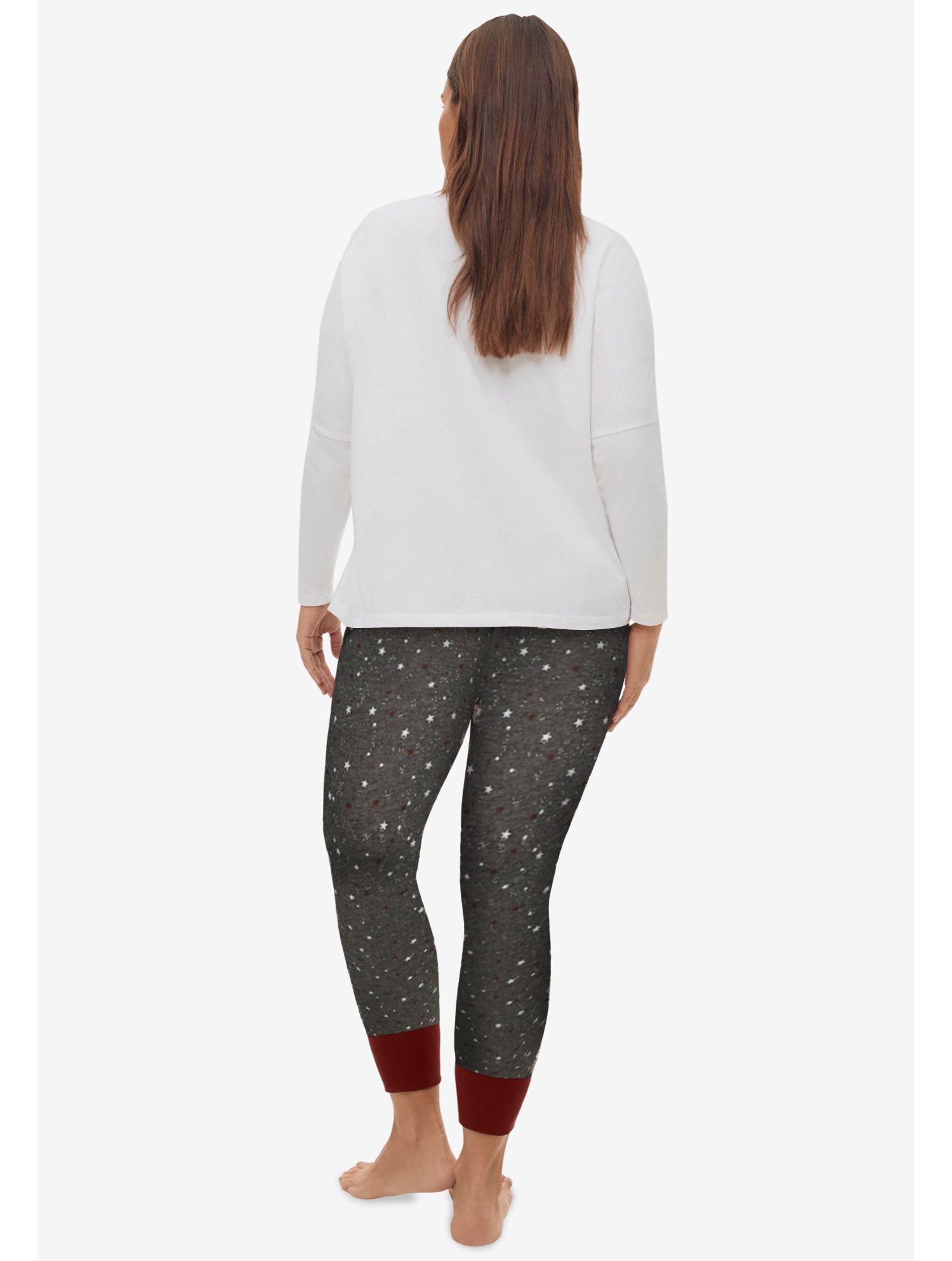 Women's Cotton Spandex Pull On Sleep Legging