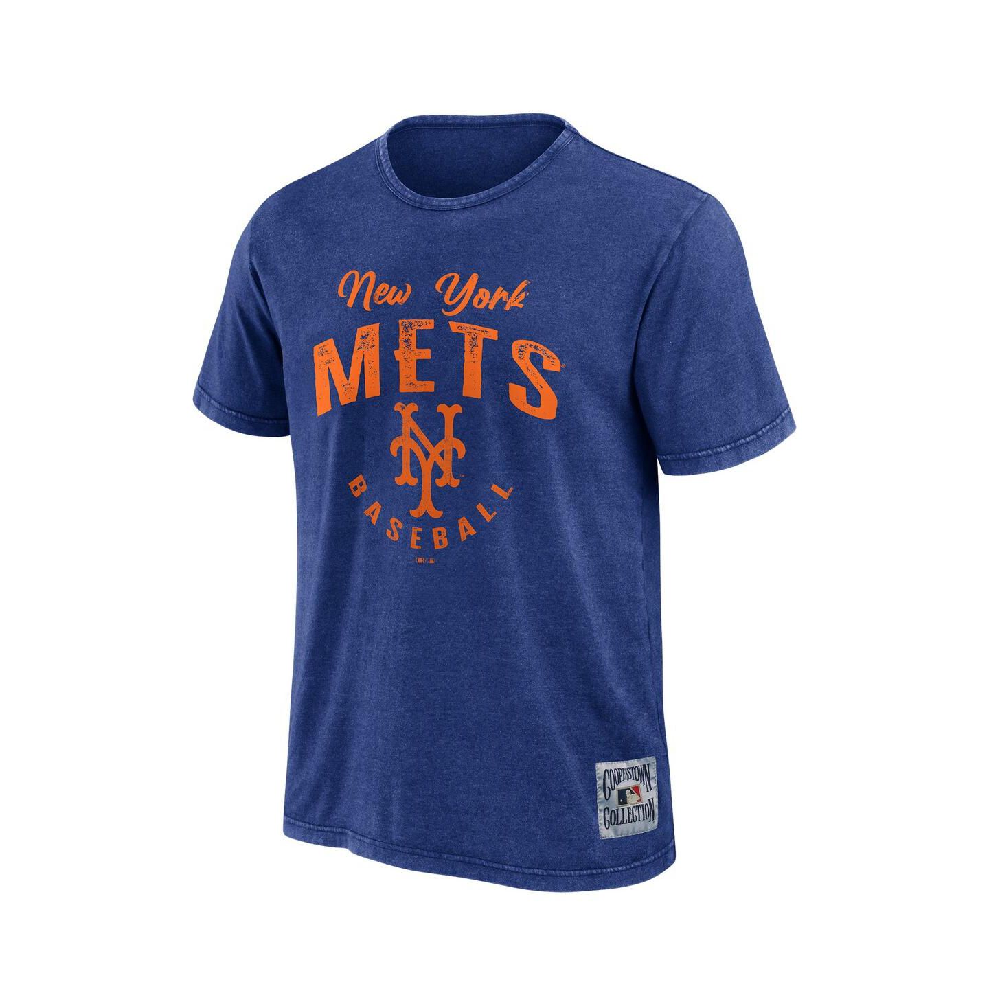 Мужская футболка Fanatics Royal Boston Red Sox Cooperstown Collection Washed — фото 2