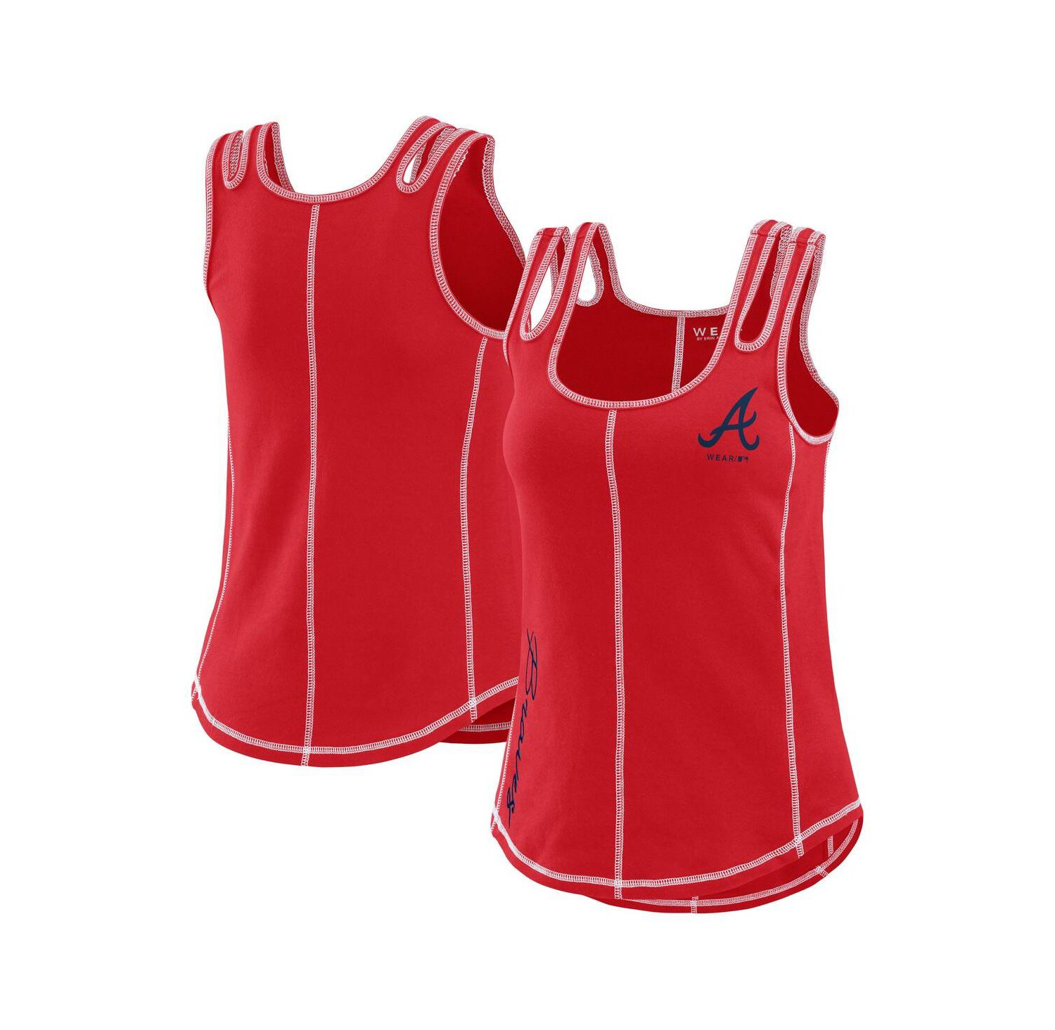 Women's Red St. Louis Cardinals Contrast Stitch Tank Top