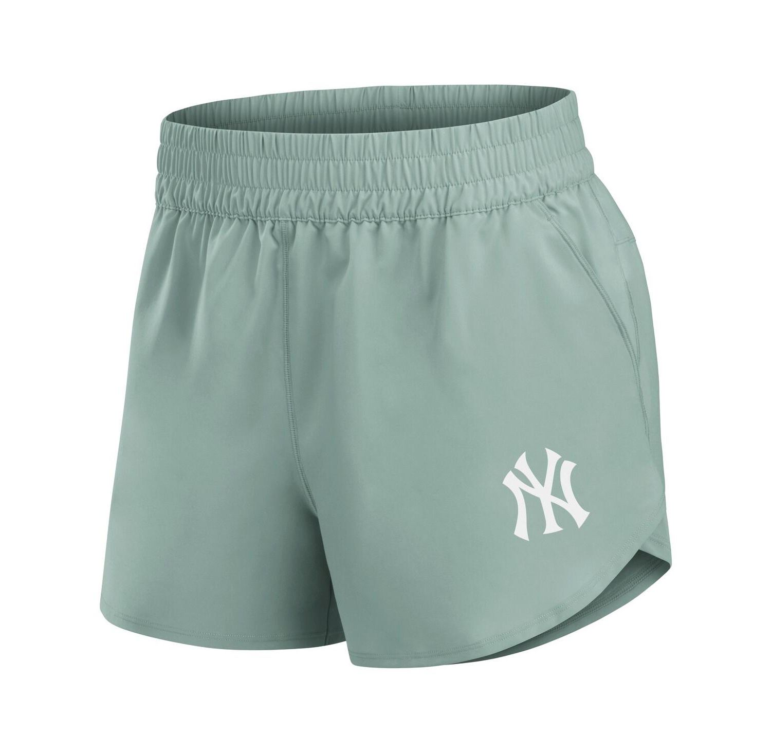 Women's Green New York Yankees Studio Woven Vibe Shorts