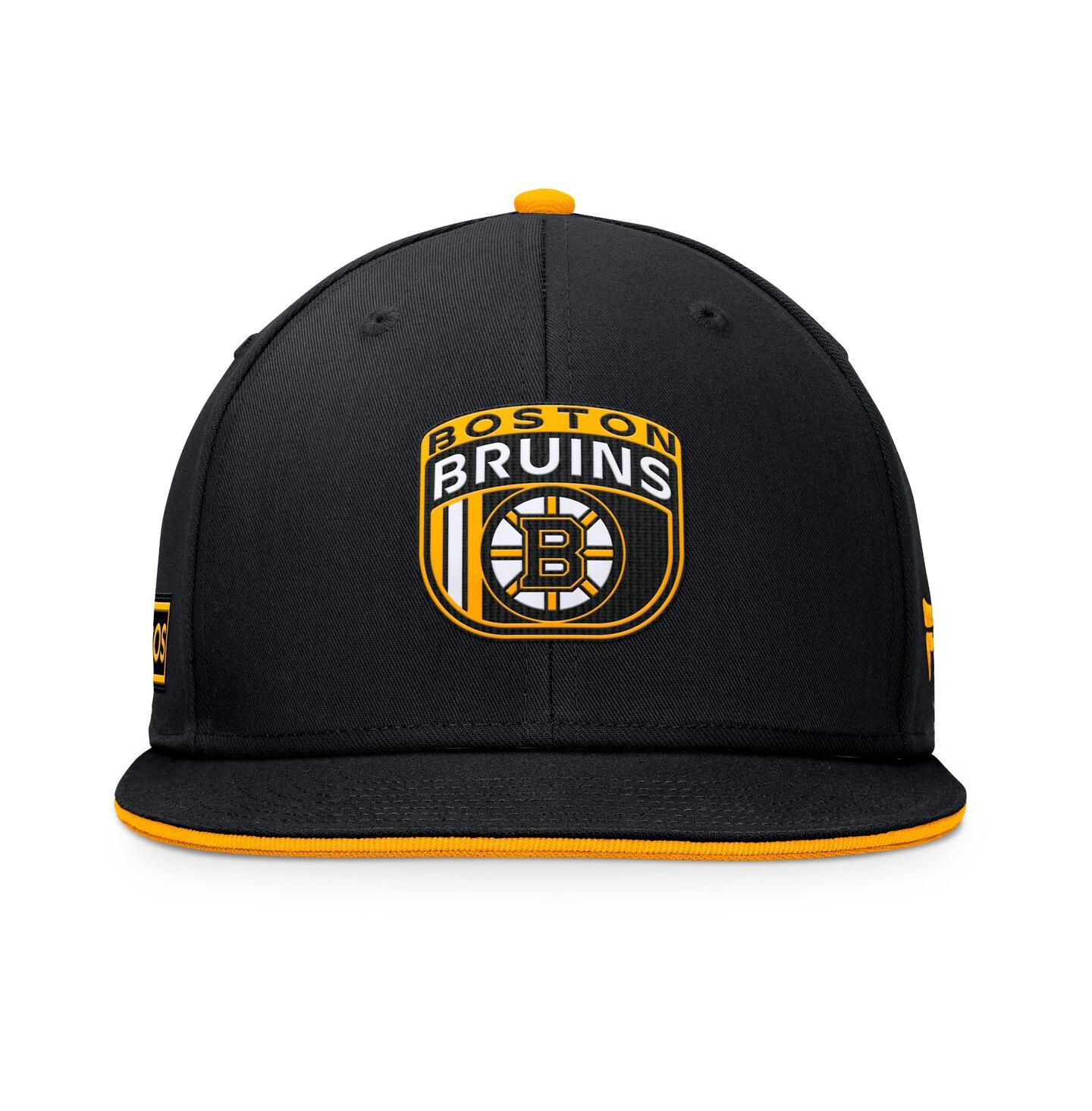 Мужская кепка Fanatics Black Boston Bruins 2024 NHL Draft Snapback Hat — фото 2