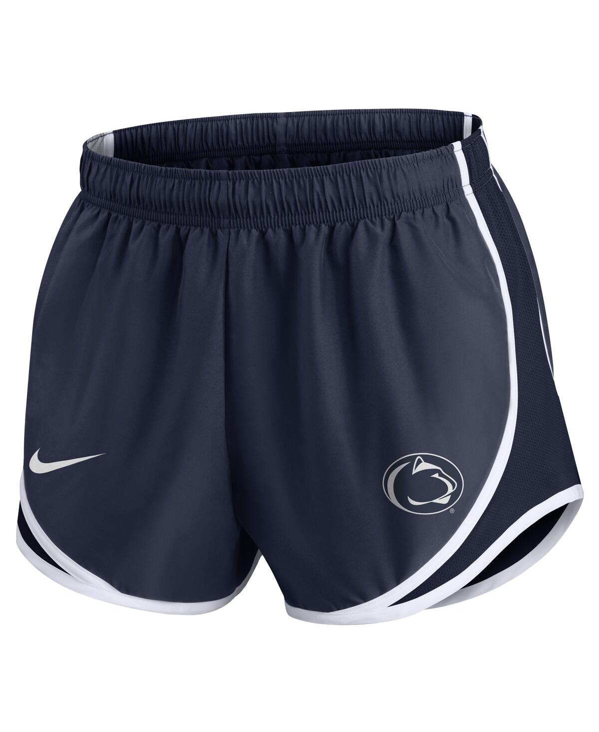 Nike Women's Navy Penn State Nittany Lions Primetime Tempo Performance Shorts In Navy
