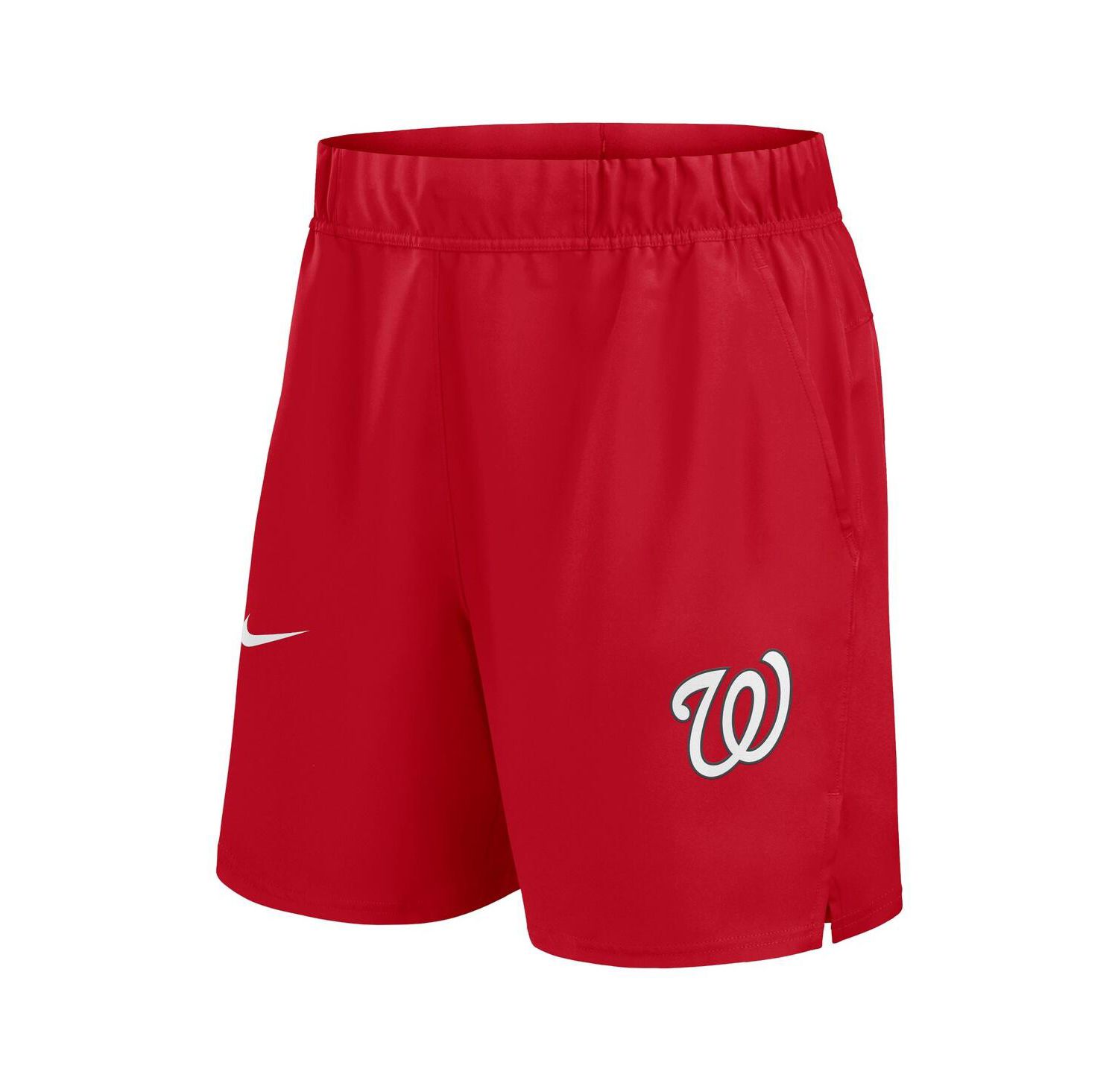 Men's Red Washington Nationals Woven Victory Performance Shorts