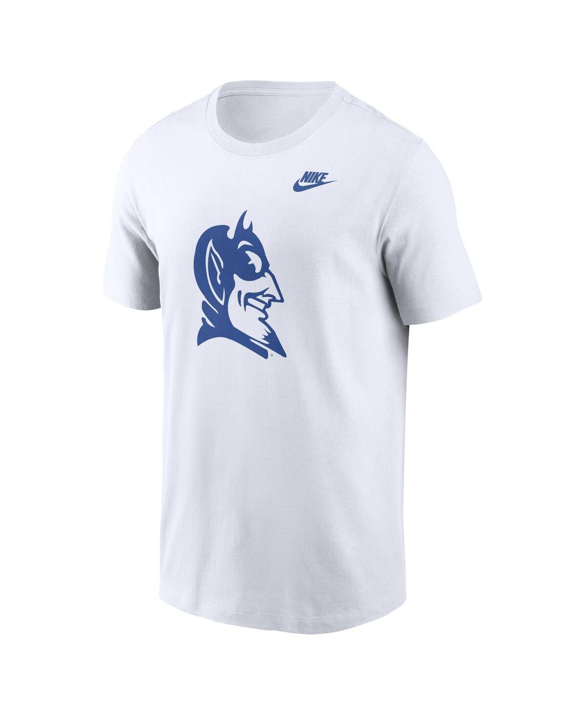 Nike Men'sDuke Blue Devils Legacy Alternate Logo T-Shirt - White