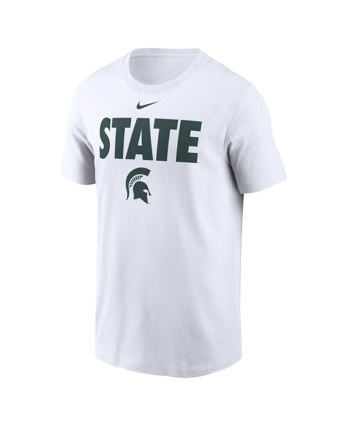 Nike Men'sMichigan State Spartans Local Ultimate Chant T-Shirt - White