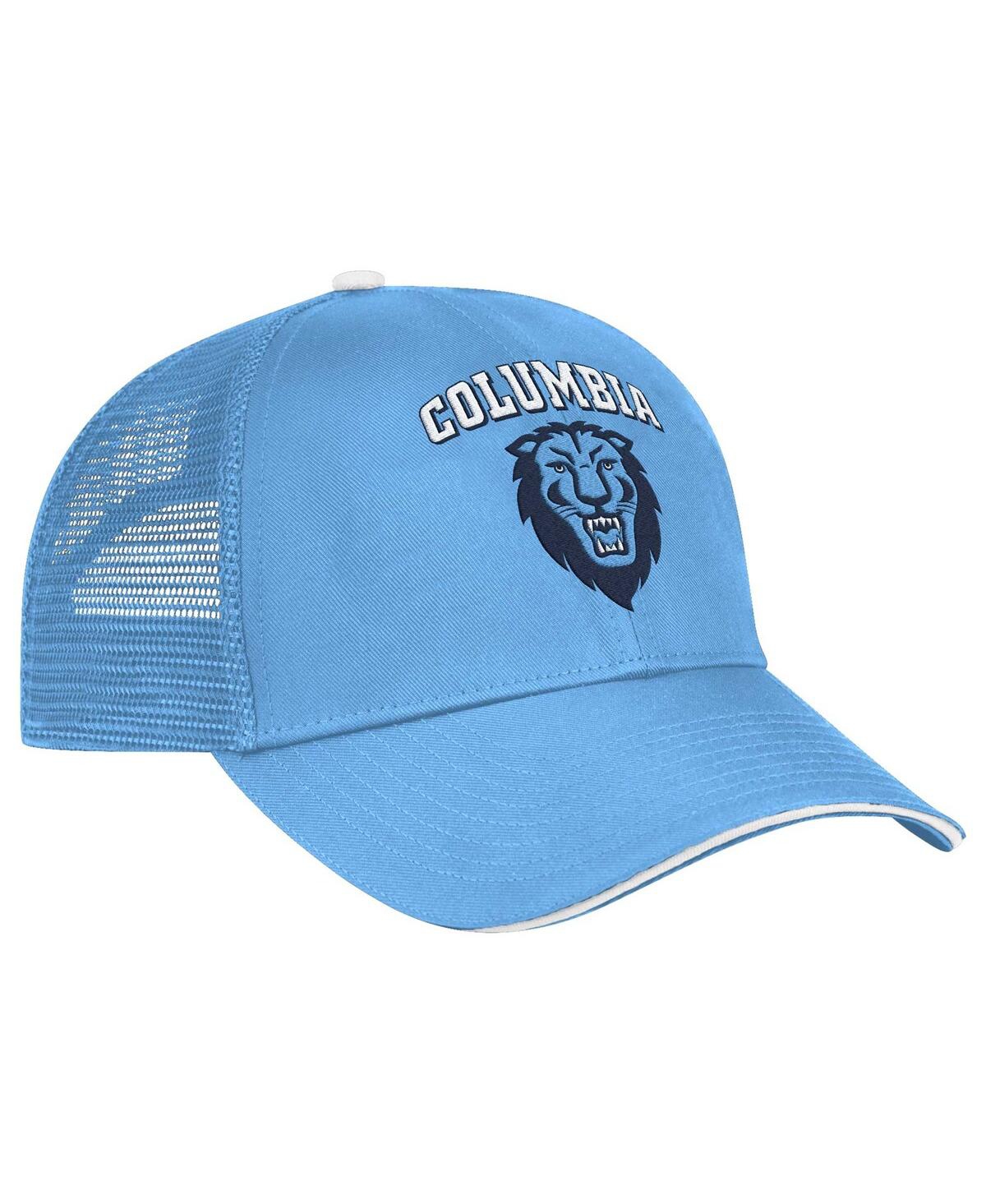 Colosseum Men's Light Blue Columbia University Wyatt Primary Team Trucker Adjustable Hat In Light Blue