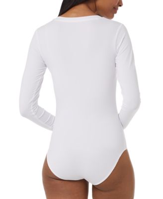Women's Scoop-Neck Long-Sleeve Bodysuit
