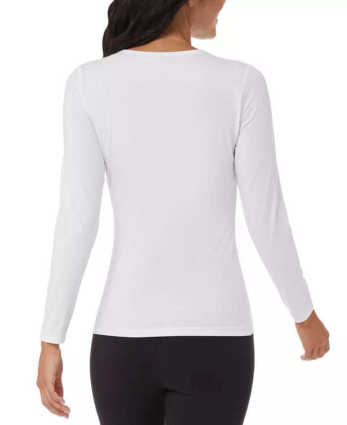 Women's Long-Sleeve Scoop-Neck Top - thumbnail 10