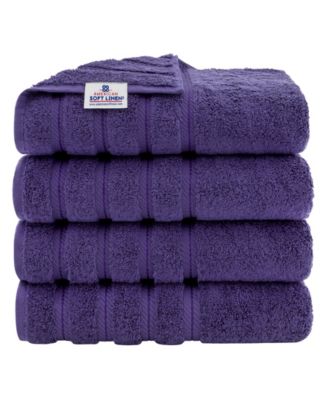 Edison Luxury 100% Turkish Cotton 4-Piece Bath Towel Set
