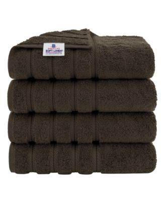 Edison Luxury 100% Turkish Cotton 4-Piece Bath Towel Set
