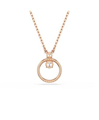 Constella Pendant, Round Cut, White Necklace