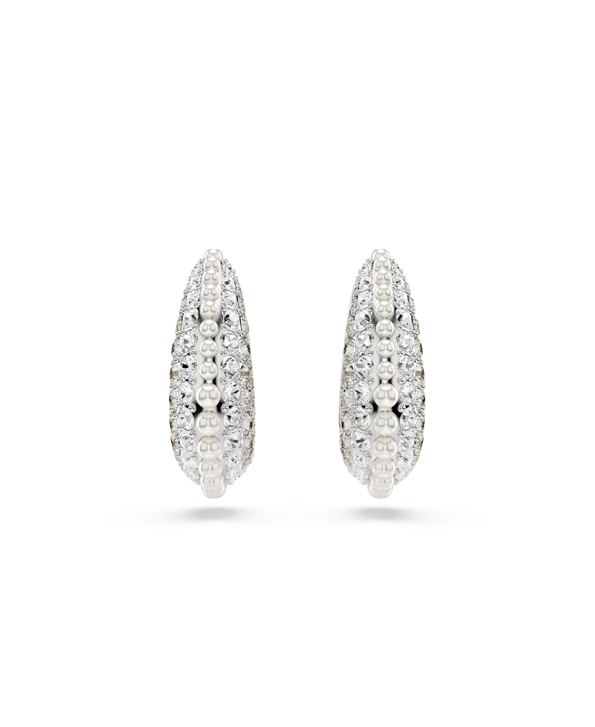 Swarovski Sublima Drop Earrings In Silver