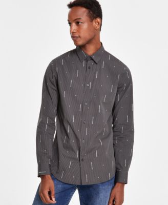 Armani Exchange Men's 2024 Long Sleeve Shirt