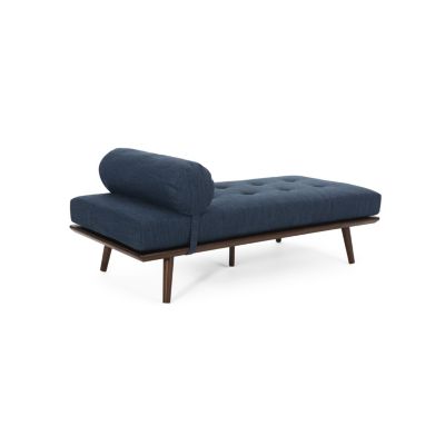 Mid-Century Chaise with Tufted Upholstery