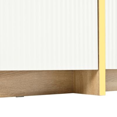 Streamdale Modern TV Stand with Discreet Cable Management