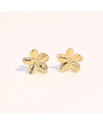 Stainless Steel Hana Flower Earrings