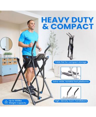Sprinter Low Impact Exercise Machine with Grip Pulse Fitness Tracker