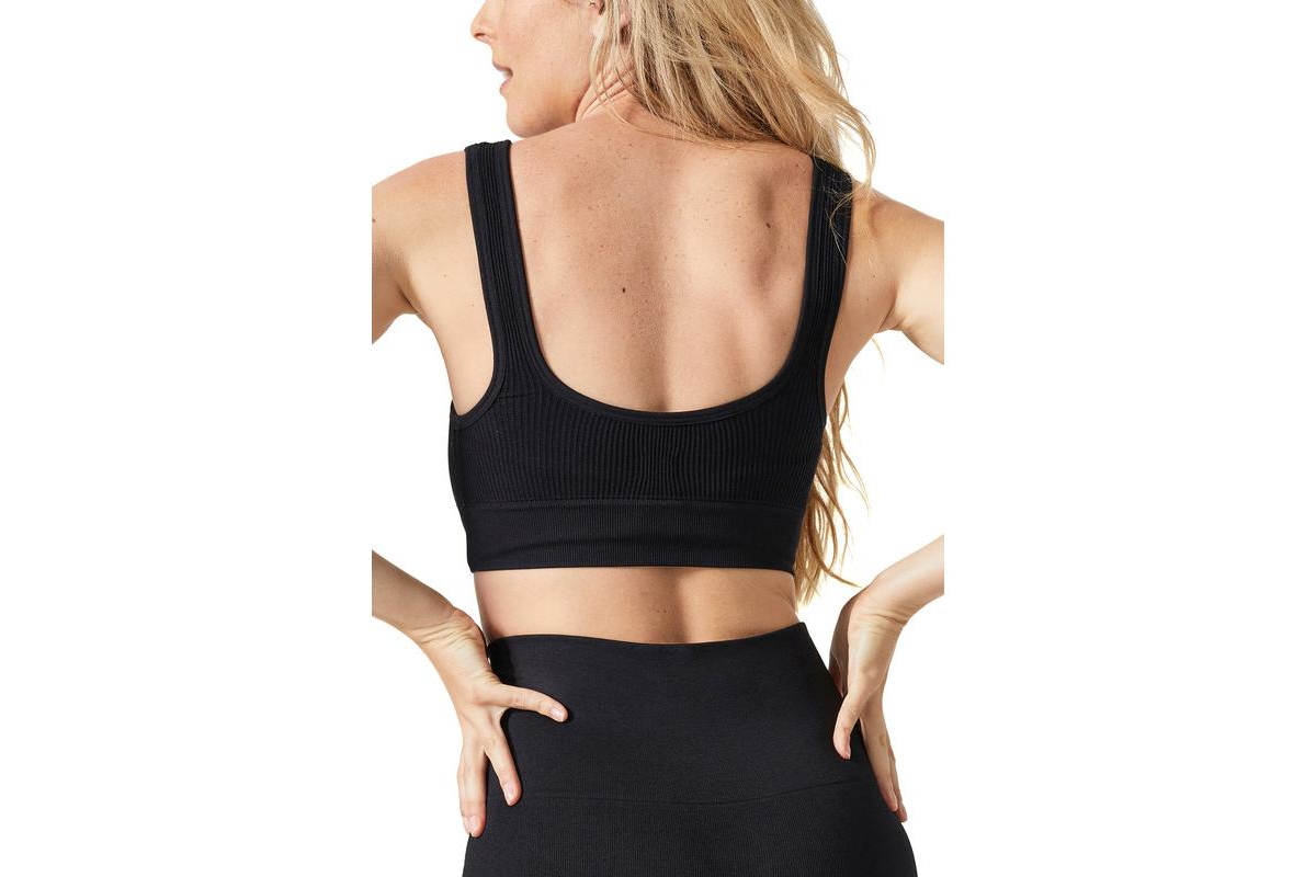 Blanqi Maternity Ribbed Seamless Bralette