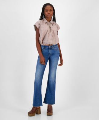 Women's Sweet Flare Stretch Flare-Leg Jeans